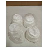 Yuanhe White Plastic Cup Drink Holder Insert with Drain for Boat Car Marine Rv, 4PCS - Retail: $10