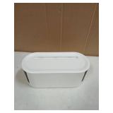 Cable Management Box,Desk Cord Organizer with Groove Cover,Plastic Cord Hider Box,Large Cable Box Organizer,Power Socket Management for TV/Computer/Router/Games Console Cable Storage (White) - Retail: