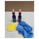 2 PCS Warmwind Ultimate Paint Restorer, Car Paint to Scratch Artifact, Ultimate CarScratch Remover, F1-cc Scratch Repair Wax for CarPaint Scratch Repair Agent with Wipe and Sponge - Retail: $8