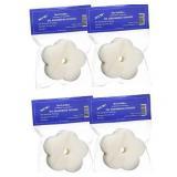 Oil Absorbing Sponge Scum Absorber for Hot Tub  Swimming Pool and Spa  (Individually Packed) - Pack of 4 White Flowe - Retail: $15