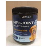 Vetrica Hip & Joint Hemp Dog Treats - Duck Flavor 130 Soft Chews - Retail: $25