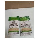 NOW Foods  Organic Sprouted Brown Rice  Raw  Gluten-Free and Whole Grain  16-oz (Packaging May Vary) 2 Bags - Retail: $25