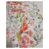 Flowers and Cardinal Round 14in Placemats Set of 4