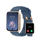 RUIMEN Smart Watches for Women Men (Answer/Make Calls) Compatible with iPhone/Android Phones, 1.85" HD Screen Fitness Tracker Heart Rate Monitor 100+ Sports Tracker Watch Waterproof (Blue) - Retail: $