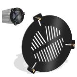 Astromania Bahtinov Mask Focusing Mask for Telescopes - FM80mm for a Tube Outer Diameter (OD) from 85mm-120mm - can be Mounted with The Brass Screws Inside or Outside The drawtube - Retail: $14