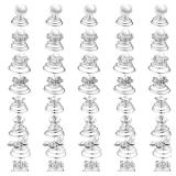 40 Pieces Rhinestone Crystal Twisters Set Spiral Hair Pins Silver Coils Rhinestone Spiral Hair Jewelry Crystal Clip Accessories for Wedding Bridal Prom, 8 Styles - Retail: $7