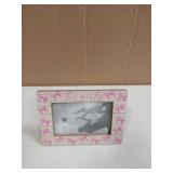 Foyoulame Pink Bow Picture Frame - Pink Preppy Coquette Bow Wooden Picture Frame, Girl Gifts for Girls, The Girls Preppy Coquette Decorative Photo Frames for Girl