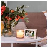 Foyoulame Pink Bow Picture Frame - Pink Preppy Coquette Bow Wooden Picture Frame, Girl Gifts for Girls, The Girls Preppy Coquette Decorative Photo Frames for Girl