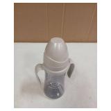 GROSMIMI Spill Proof no Spill Magic Sippy Cup with Straw with Handle for Baby and Toddlers, Customizable, PPSU, BPA Free 10 oz (Beige) - Retail: $26