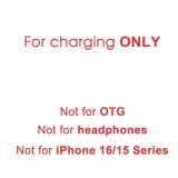 TechMatte Female USB C to Male Lightning Adapter 3 Pack 2.2A Charging Data Transfer, Compatible with iPhone 14, 13, 12, 11 Xs SE iPad iPod AirPods, Not for Audio Headphones/OTG Android Anti-Lost, Blue