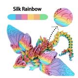 FXAAGFH Rainbow Silk PLA Filament, 3D Multicolor Printer Filament 1.75mm +/- 0.02mm, 3D Printing Filament 1kg/2.2lbs