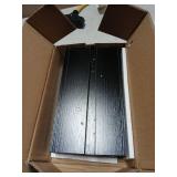 Giikin Kitchen Counter Shelf, 2 Tier Kitchen Spice Rack Organizer for Countertop, Wood Coffee Bar Organizer for Home (Black, S) - Retail: $23