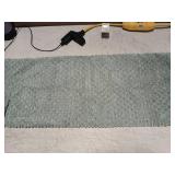 Kevin Textile 14x36 Inch Long Lumbar 1 Pack Boho Decorative Throw Pillow Cover Soft Striped Corduroy Rectangle Cushion Case Farmhouse Solid Color Accent for Living Room Couch Sofa Bed, Greyish Green