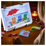 A3 LED Light Pad for Diamond Painting,Ratukall Diamond Art Light Board Kit,Adjustable Brightness Light Box for Tracing with Diamond Painting Accessories and Tools Includes Storage Case, Pens,Stand - R
