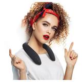 HGHOHG Neckband Speaker, Wireless Wearable Speaker True 3D Stereo HiFi Sound, Portable Personal Body Speakers with 24H Playtime, for Home, Office, and Outdoors - Retail: $26