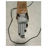 Delamu 157in Delamu Cord Hider Wall for Wall Mounted TV, Wire Hider Kit - Retail: $23