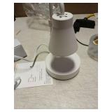 Elenhome Candle Warmer Lamp with Adjustable Height - Stepless Dimming & Metal Finish - No Flame Scented, Includes 2 Bulbs (White) - Retail: $16