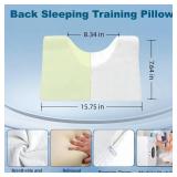 FITHUGOO Facial Surgery Recovery Pillow, Memory Foam Support Back Sleeping Training Pillow for After Face Lift Surgery, Suit for After Neck Surgery Hair Transplant or Nose Job Pillow - Retail: $38