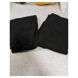 FULLSOFT 2 Pack Fleece Lined Leggings with Pockets for Women High Waisted Thermal Winter Yoga Pants for Workout Running(Black,Black(2 Pack),Large-X-Large) - Retail: $20