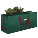 URBUNDY Heavy Duty Christmas Tree Storage Bag 7.5 Ft - Christmas Tree Bag Green - Tree Bags For Storage - Xmas Tree Storage Bag Holds 7.5 Ft Christmas Tree Bag For All Year Round Christmas Storage - R
