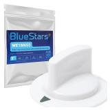 BlueStars WE1M652 Dryer Timer Control Knob with Upgraded Metal Ring - Compatible with Hotpoint HTDX100EM8WW HTDX100ED6WW HTDX100EM6WW HTDX100GM8WW HTDX100ED2WW GE Dryers 1264289 AP3995164 PS1482196 - 