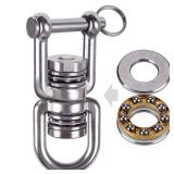 BeneLabel Swing Swivel with 2 Bearing, 360° Rotation, 770LB Capacity, Safest Rotational Device Hanging Accessory for Web Tree Swing, Aerial Dance, Children