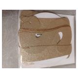 Fulmoon Pre Strung Shorty Hit Forty Banner Glitter 40th Birthday Decorations Funny Birthday Banner for Women and Men 40th Party Sign Gift 40 Year Party Favors Supplies(Champagne Gold) - Retail: $8