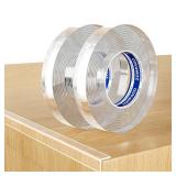 ZOMPAGO Clear Soft Corner Protectors for Furniture Strip,0.8in x13FT,2 RollSharp Edge & Table Bumper,Window Edge,Wall Protector, Soft Corner Guards Safe for Proof,Table Corner Protectors in Family - R