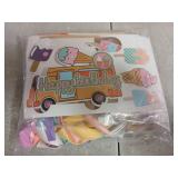 75Pcs Ice Cream Birthday Party Decorations for Girls Kids, Pastel Ice Cream Balloon Garland Arch Kit First Two Sweet Birthday Banner Foil Sprinkle Long Twist Balloons Cupcake Toppers Party Supplies - 