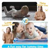 Yeeeasy Tummy Time Water Mat¸¨Inflatable Tummy Time Water Play Mat for Babies, Infants and Toddlers 3 to 24 Months Promote Development Toys Baby Toys essentials and Gifts - Retail: $9