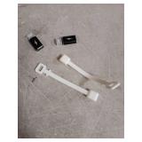 TechMatte Female USB C to Male Lightning Adapter 2 Pack 2.2A Charging Data Transfer, Compatible with iPhone 14, 13, 12, 11 Xs SE iPad iPod AirPods, Not for Audio Headphones/OTG Android Anti-Lost Black