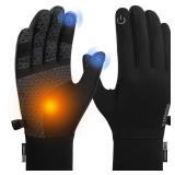Benirap Winter Gloves Touchscreen Windproof Thermal Gloves Men Women Cycling Running Climbing Skiing Driving Gloves -PRE-OWNED - Retail: $15