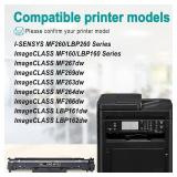 LOMENTICS 1-Pack 051 Drum Unit (No Toner Cartridge) : Cartridge 051 Black (2170C001) Replacement for 051 ImageCLASS LBP161dw MF263dw MF264dw MF266dw Printer - Retail: $60