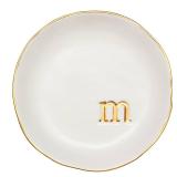 COLLECTIVE HOME - Ceramic Jewelry Tray, Decorative Trinket Dish for Rings Earrings Necklaces Bracelet Watch Keys, Birthday Mother