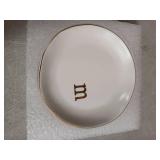 COLLECTIVE HOME - Ceramic Jewelry Tray, Decorative Trinket Dish for Rings Earrings Necklaces Bracelet Watch Keys, Birthday Mother