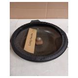 Vinchef Nonstick Deep Frying Pan Saute Pan with Lid, 12in/5.5Qt Fry Pan, German 3C+ Ceramic Coating Technology, Heat Indicator, Induction Compatible - Retail: $50