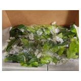 Syhood 4 Pieces 26 ft in Total White Artificial Wisteria Garland Hanging Flowers Vine Wedding Silk Wisteria Hanging Flower for Wedding Arch Home Garden Party Outdoor Decor - Retail: $20