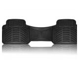 Vaygway Car Floor Mat Runner - Rubber Rear Floor Mat Liner - Black Back Seat Liner - Auto Trimmable Universal Fit Rug for Vehicle - Retail: $20