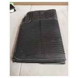 Vaygway Car Floor Mat Runner - Rubber Rear Floor Mat Liner - Black Back Seat Liner - Auto Trimmable Universal Fit Rug for Vehicle - Retail: $20