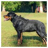 Beebiepet Heavy Duty Tactical Dog Harness for Large Dogs, No Pull Adjustable Pet Harness Reflective Service Training Easy Control Pet Vest Military K9 Working Dog Harnesses-X- Large, Black - Retail: $