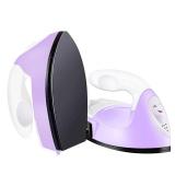 Mini Heat Press Small Iron Portable Heat Press Machine Mini Craft Iron with Charging Base Accessories for DIY T-Shirts, Shoes, Bag and Hats Heat Transfer Vinyl Projects (Light Purple) - Retail: $9