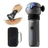 NHO Massage Gun, Therapy Massager for Neck,Back,Hand,Arm and Foot Pain Relieve, Neck Massager, Release Gun, Deep Tissue Percussive Massager, Handheld Massage Gun,Targets Muscle Origins,Grey - Retail: 
