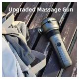NHO Massage Gun, Therapy Massager for Neck,Back,Hand,Arm and Foot Pain Relieve, Neck Massager, Release Gun, Deep Tissue Percussive Massager, Handheld Massage Gun,Targets Muscle Origins,Grey - Retail: 
