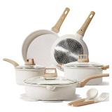 CAROTE 14 Pcs Pots and Pans Set Nonstick,Cookware Set Kitchen Cooking Set with Utensil and Pan Protectors - Retail: $70