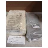 4-Piece PU Leather Baby Foam Climbing Blocks for Toddlers - Soft Play Climbing Toys for Toddlers - Foam Climbing Set for Crawling and Sliding Indoor (Gray) - Retail: $90