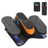 Under Desk Elliptical Machine for Senior 12 Speed Leg Exerciser While Sitting for Seniors As Seen on TV Quiet & Portable Electric Seated Foot Pedal Exerciser for Home Office - Retail: $60