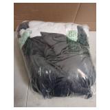 YUSTAL Electric Heated Blanket Full Size 72x84 Inch - Super Soft Flannel, 10 Heat Settings, 1-12H Auto Shut Off, Machine Washable, Easy Controller, Perfect for Winter Warmth - Charcoal Gray - Retail: 