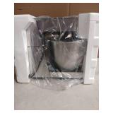 Stand Mixer Body with Stainless Steel Cladding Pro-Grade Powerful Kitchen Mixer for Baking Bread Dough Cake 10+p Speed Tilt-Head Electric Food Mixer With 6.5QT Bowl Dough Hook Wire Whisk Flat Beater