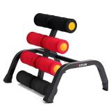 ZUFUMI Mini Inversion Table with Back Massage Roller Relieve Back Pain Foldable Back Stretcher Ab Machine with 400LB Weight Capacity(HXCY4101)