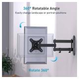 Letlar Wall Mount Compatible with Echo Show 15 (1st, 2nd Gen), Rotation Tilt Swivel and Extend up to 16", Wall Mounting Bracket, Mount with Heavy Duty Arm Holds up to 10KG - Retail: $34